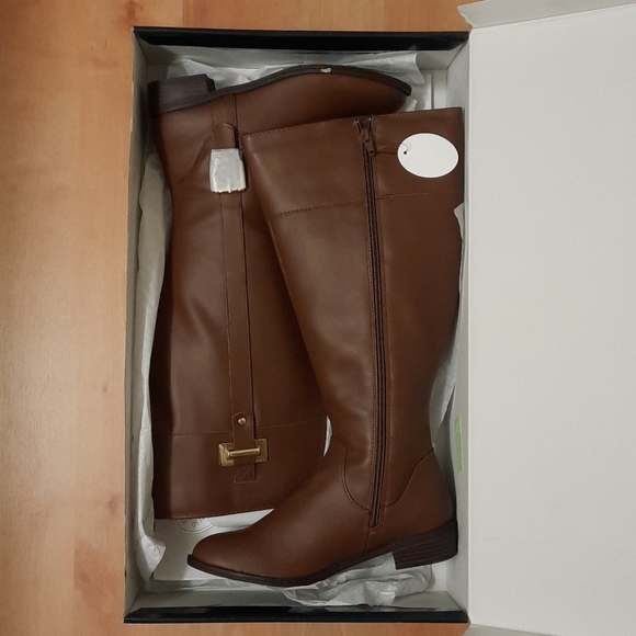 Karen Scott Deliee Cognac Riding Boots - Picture 6 of 16